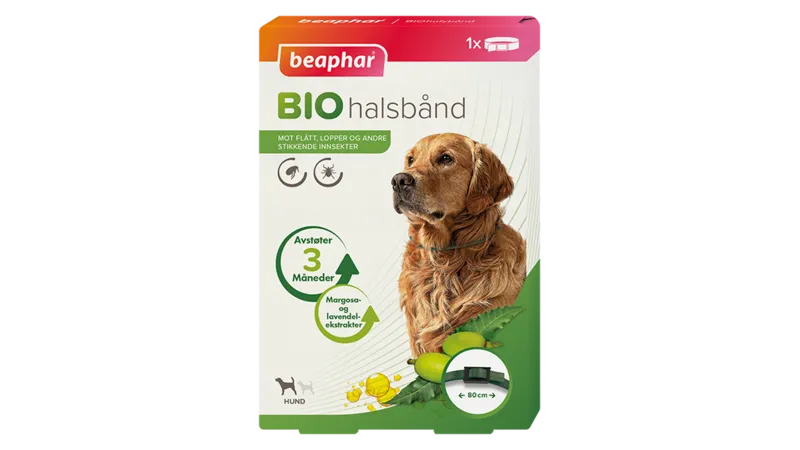 Bio Halsbånd Hund 80cm