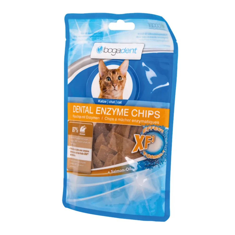 Bogadent Dental Enzyme chips kylling katt 50 g