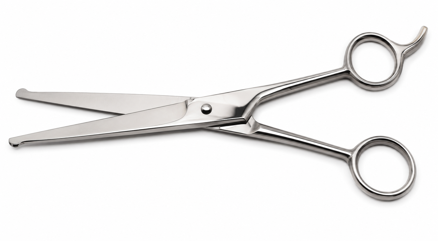 Millers helstålsakser 18 cm. Med tupp