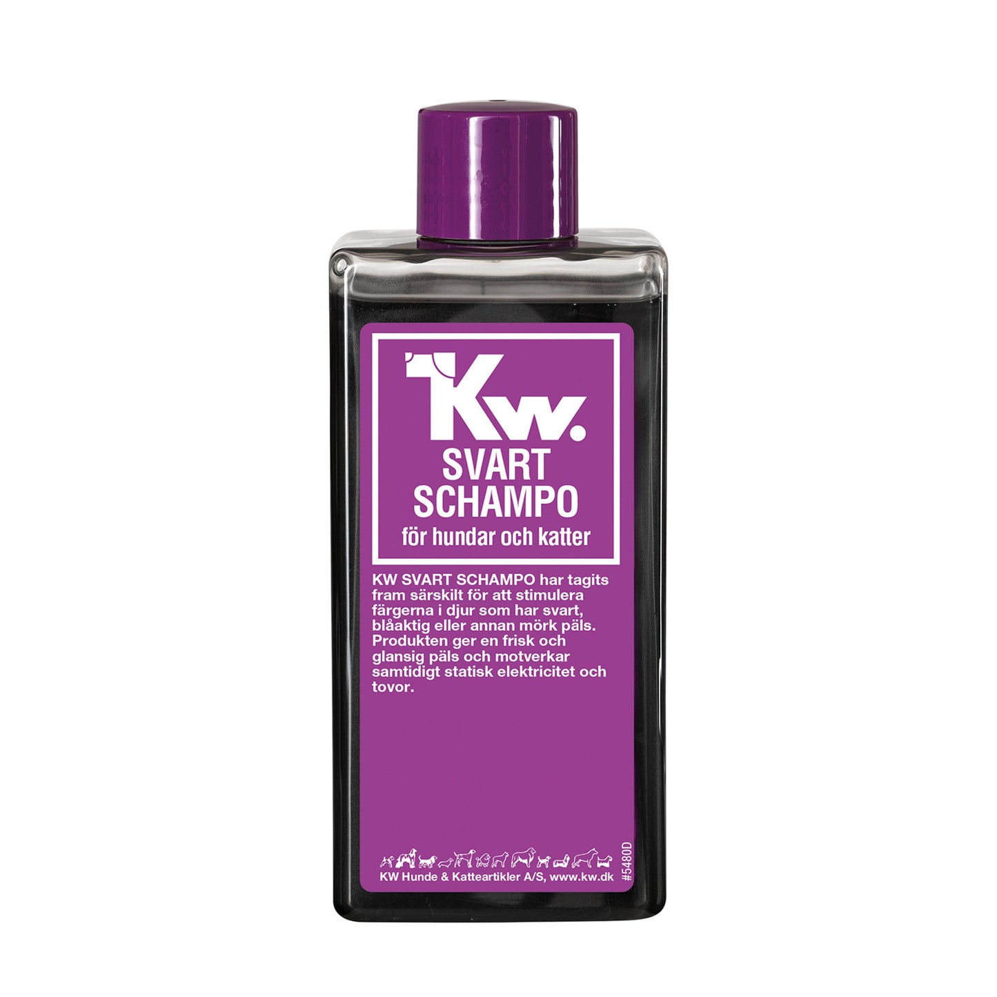 KW Sort shampo 200ml