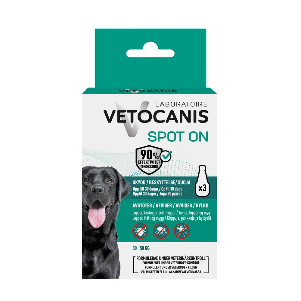 Vetocanis Anti-parasit Spot-on Hund Large 3 x 3 ml