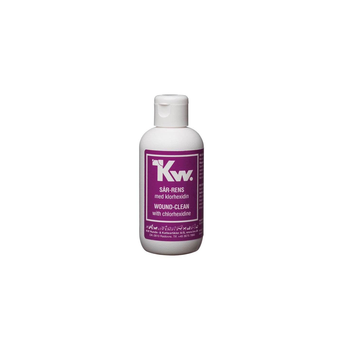 KW Sår-rens m. klorhexidin 100 ml.