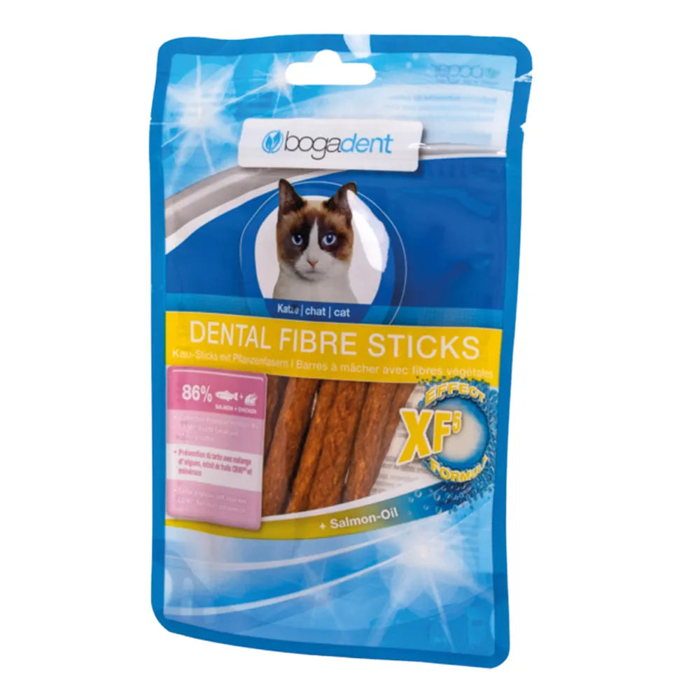 Bogadent Dental Fibre sticks laks katt 50 g