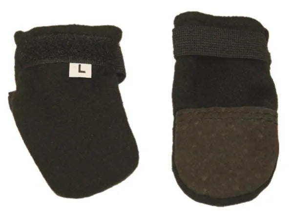 Hundesokk mini i fleece med lærforsterkning 2-pk