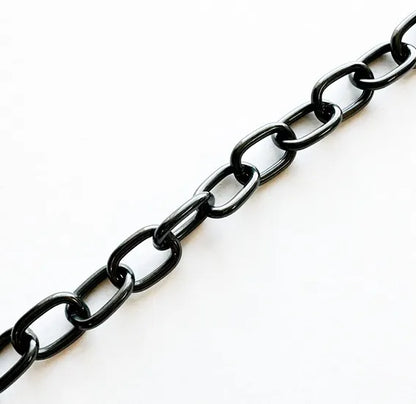 Sprenger Strupekjetting Medium Langlenket 4mm Sort